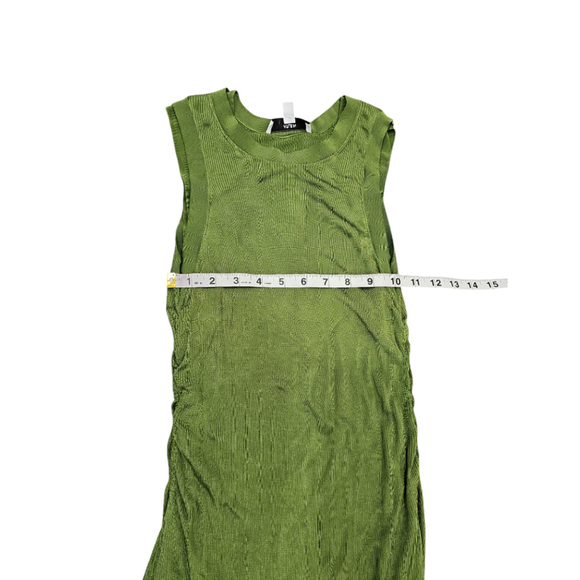 Atlein Collective Knit Green Midi Dress Sz L - Picture 9 of 11